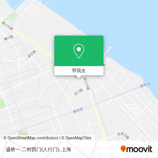 盛桥一.二村西门(人行门)地图