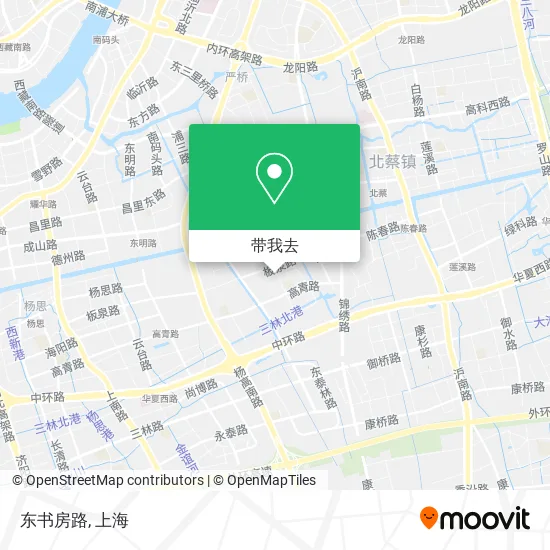 东书房路地图