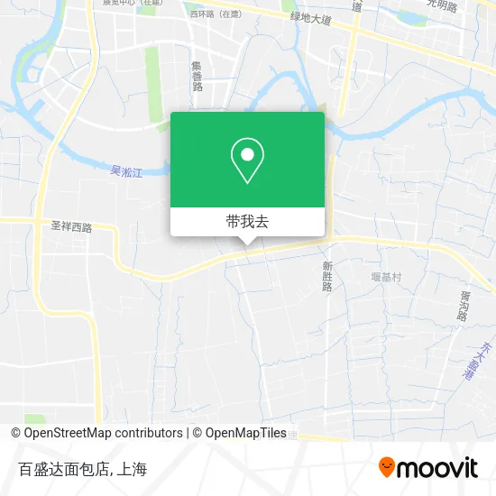 百盛达面包店地图