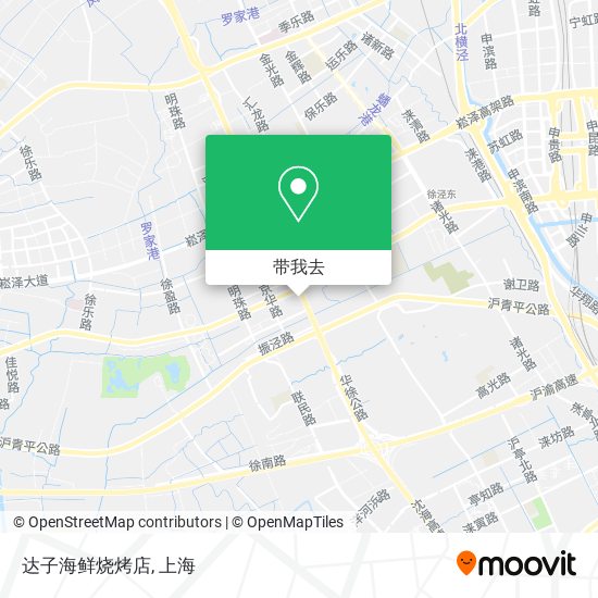 达子海鲜烧烤店地图