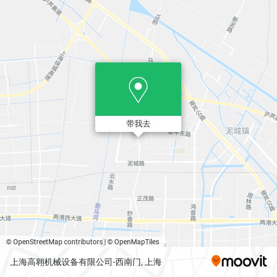 上海高翱机械设备有限公司-西南门地图