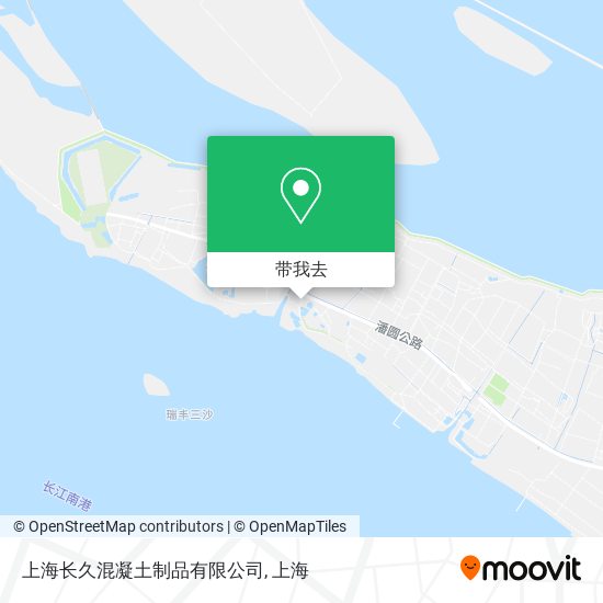 上海长久混凝土制品有限公司地图