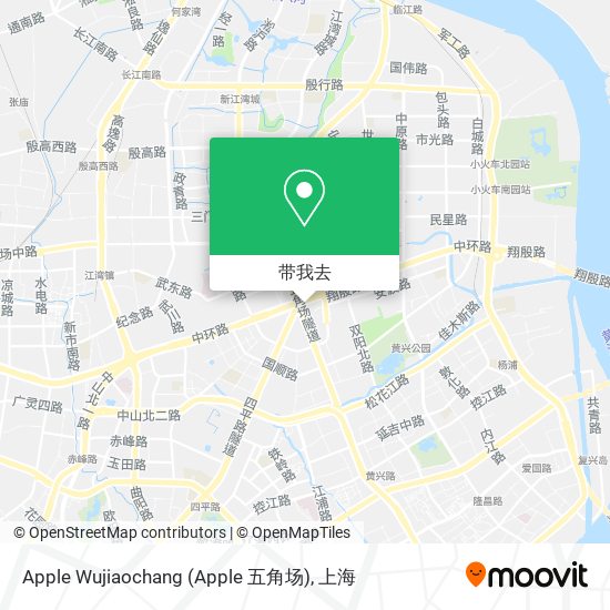 Apple Wujiaochang (Apple 五角场)地图