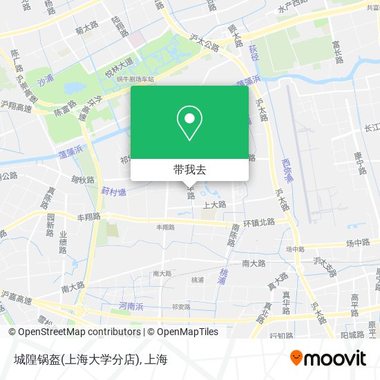 城隍锅盔(上海大学分店)地图