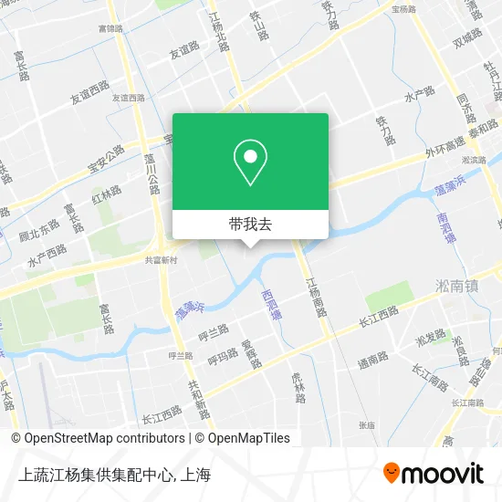 上蔬江杨集供集配中心地图