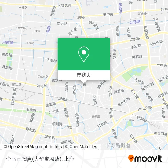 盒马直招点(大华虎城店)地图