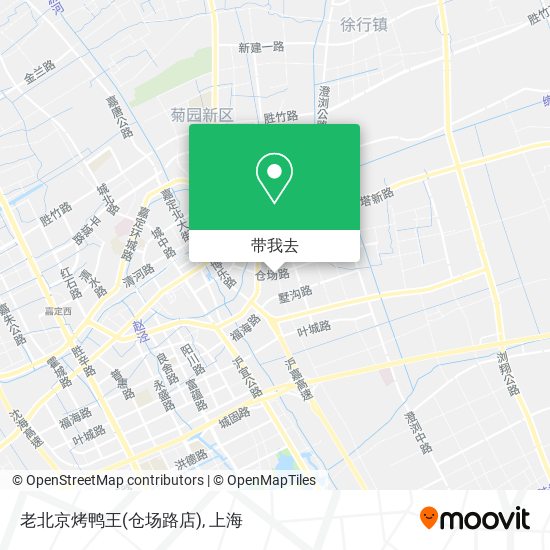 老北京烤鸭王(仓场路店)地图