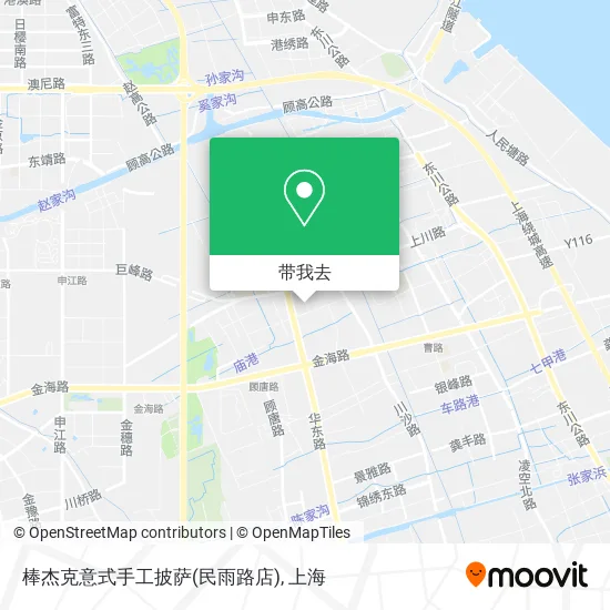 棒杰克意式手工披萨(民雨路店)地图