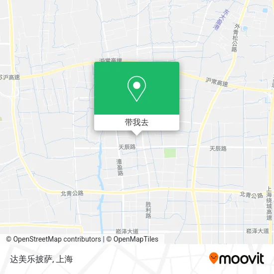 达美乐披萨地图
