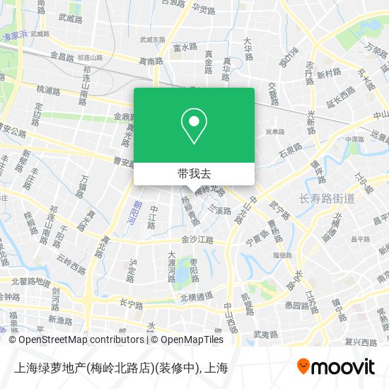 上海绿萝地产(梅岭北路店)(装修中)地图