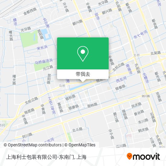 上海利士包装有限公司-东南门地图