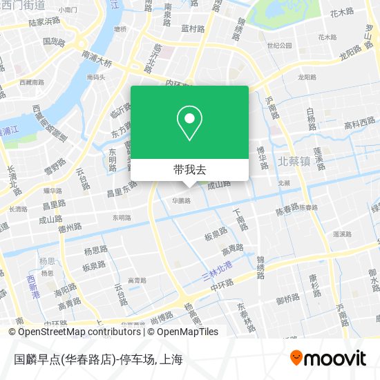 国麟早点(华春路店)-停车场地图