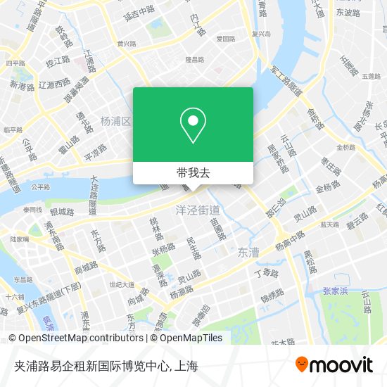夹浦路易企租新国际博览中心地图