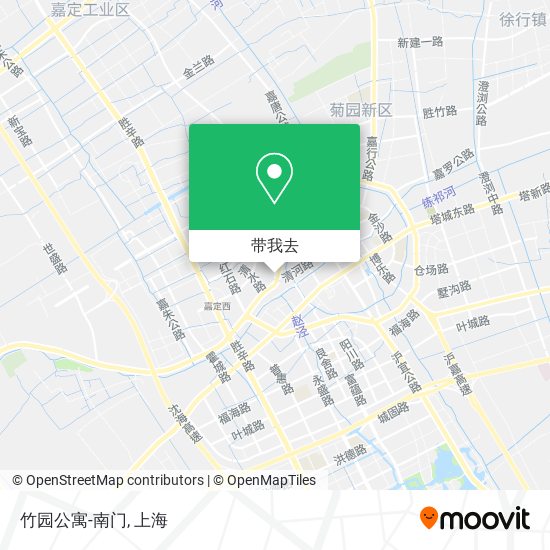 竹园公寓-南门地图