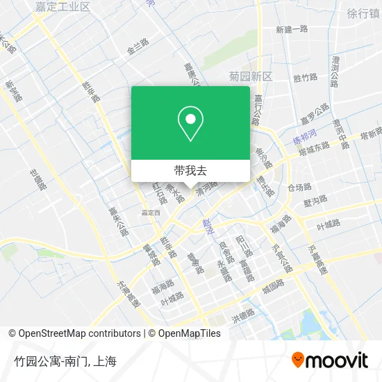 竹园公寓-南门地图