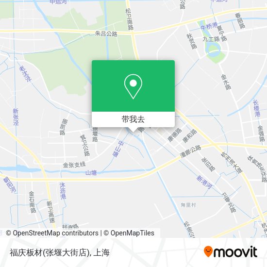 福庆板材(张堰大街店)地图
