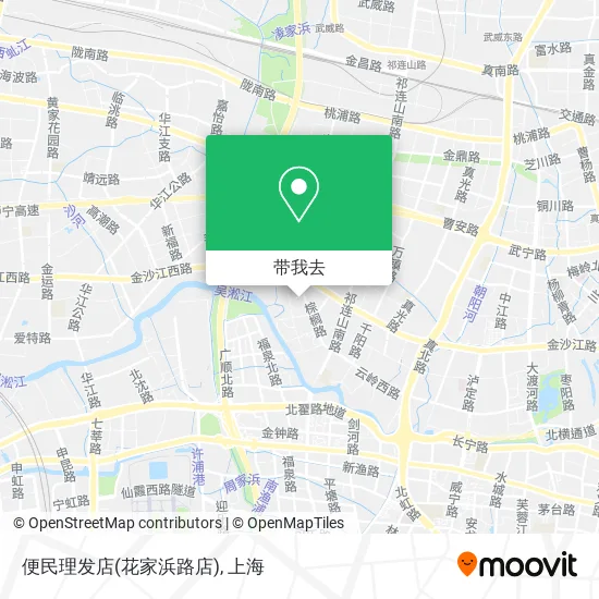 便民理发店(花家浜路店)地图