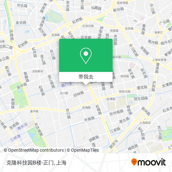 克隆科技园B楼-正门地图