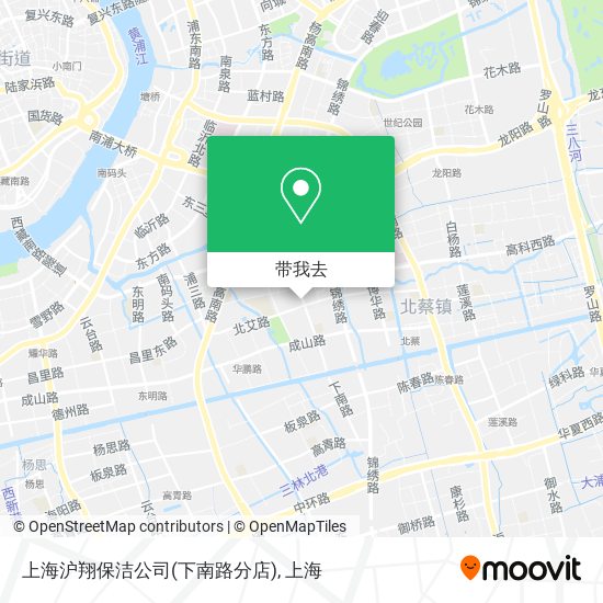 上海沪翔保洁公司(下南路分店)地图