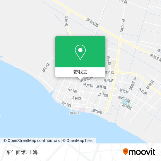 东仁面馆地图