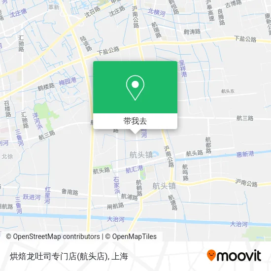 烘焙龙吐司专门店(航头店)地图