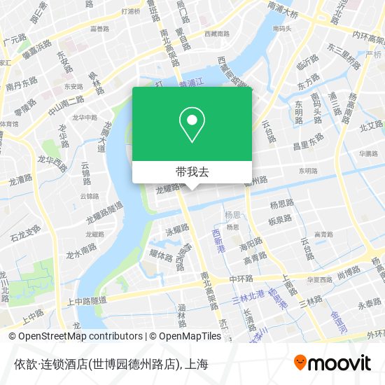 依歆·连锁酒店(世博园德州路店)地图