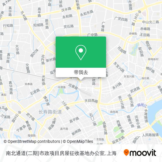 南北通道(二期)市政项目房屋征收基地办公室地图