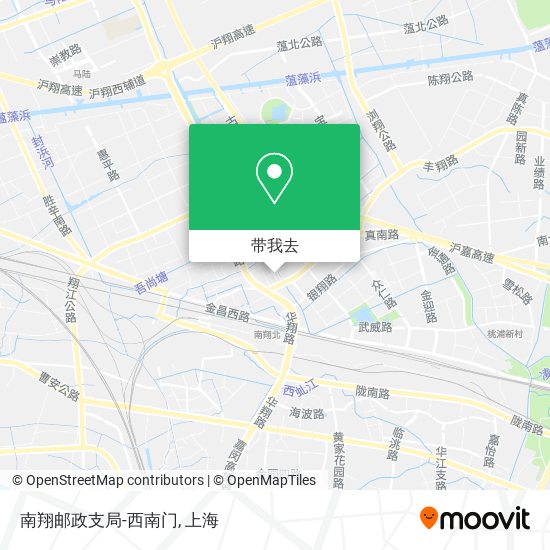 南翔邮政支局-西南门地图