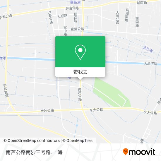 南芦公路南沙三号路地图