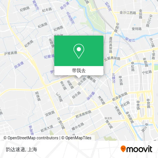 韵达速递地图