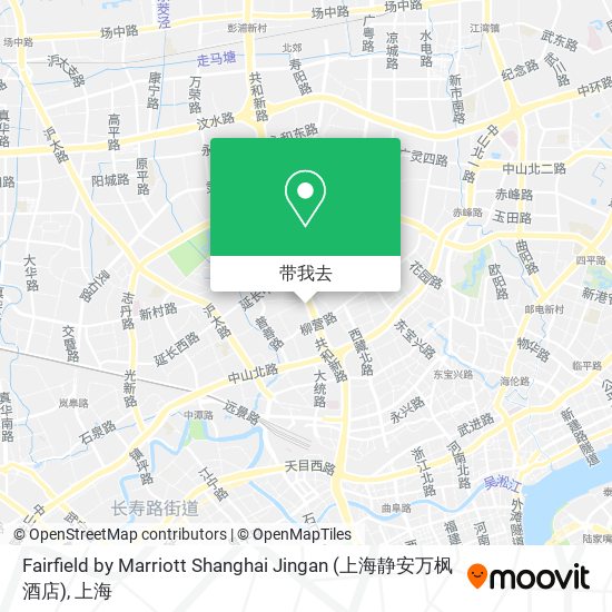 Fairfield by Marriott Shanghai Jingan (上海静安万枫酒店)地图