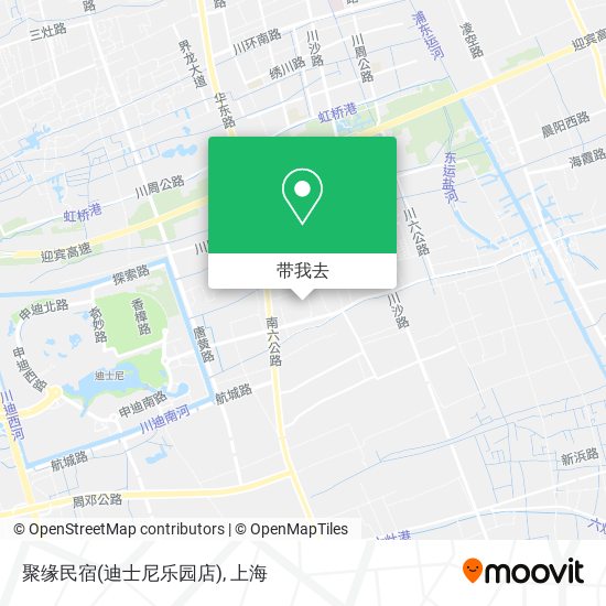 聚缘民宿(迪士尼乐园店)地图