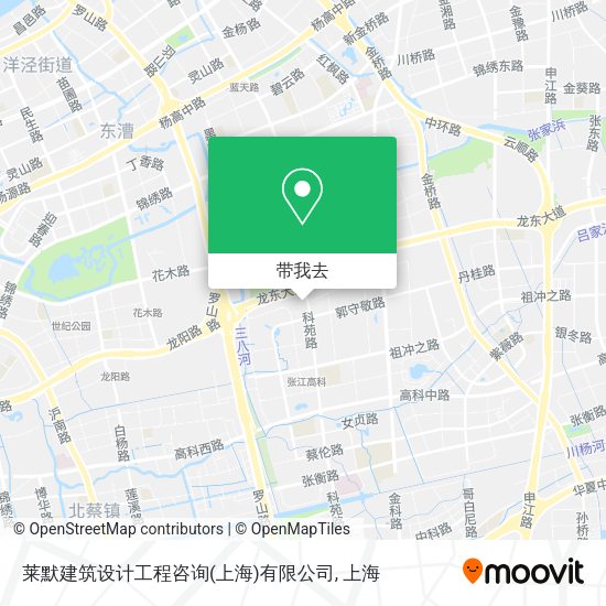 莱默建筑设计工程咨询(上海)有限公司地图
