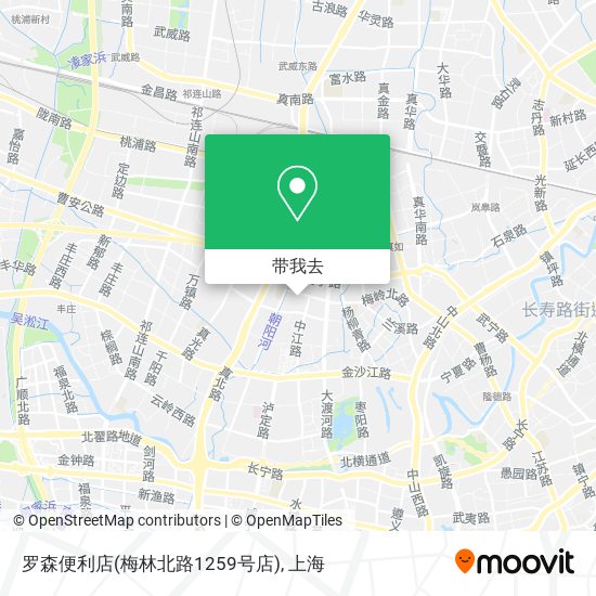 罗森便利店(梅林北路1259号店)地图
