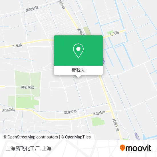 上海腾飞化工厂地图