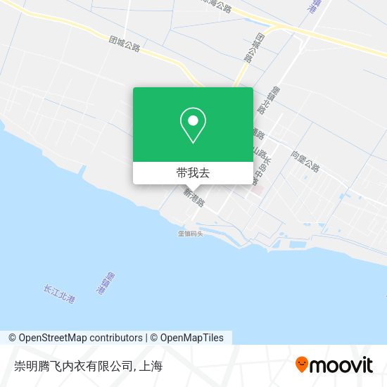 崇明腾飞内衣有限公司地图