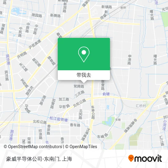 豪威半导体公司-东南门地图