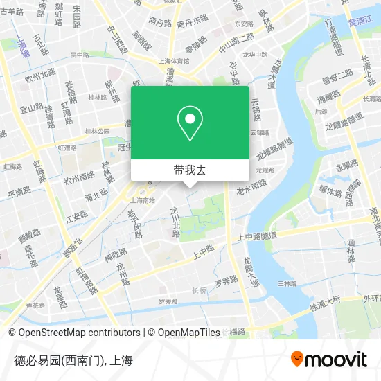 德必易园(西南门)地图