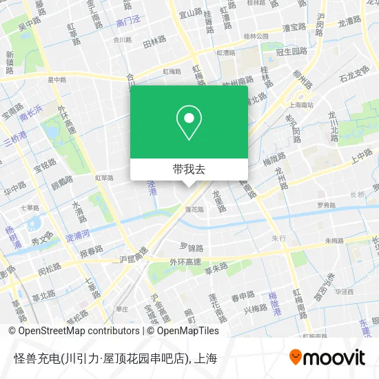怪兽充电(川引力·屋顶花园串吧店)地图