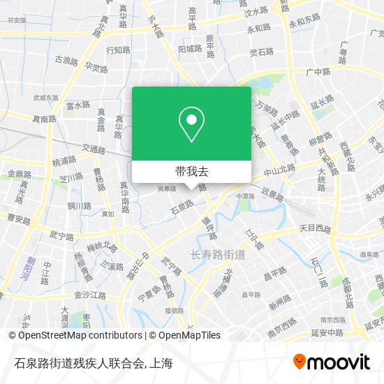 石泉路街道残疾人联合会地图