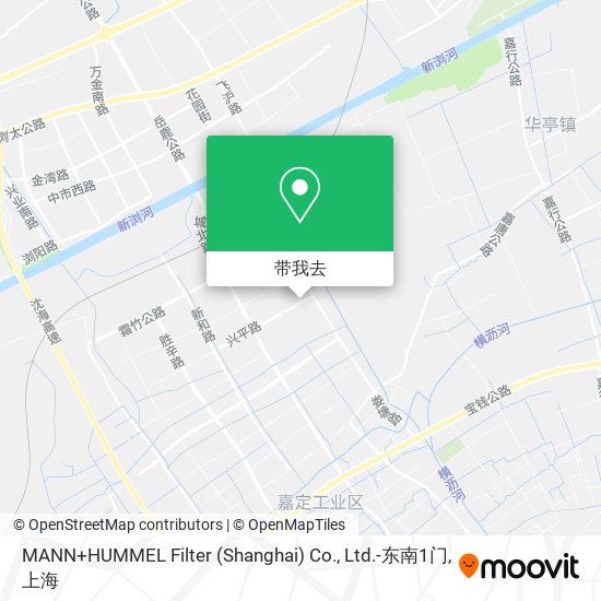 MANN+HUMMEL Filter (Shanghai) Co., Ltd.-东南1门地图