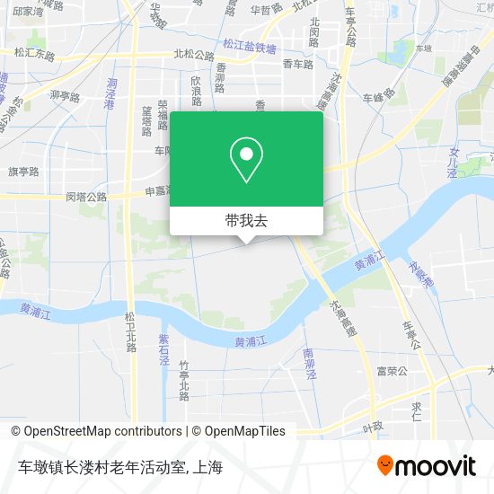 车墩镇长溇村老年活动室地图