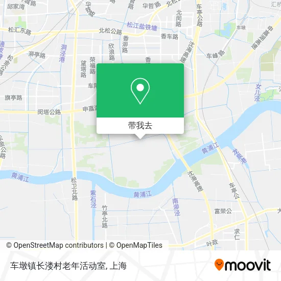 车墩镇长溇村老年活动室地图