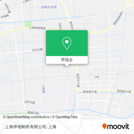 上海华地制衣有限公司地图