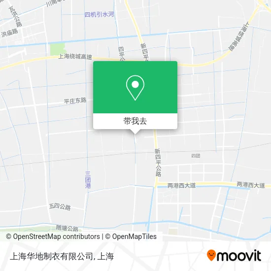 上海华地制衣有限公司地图