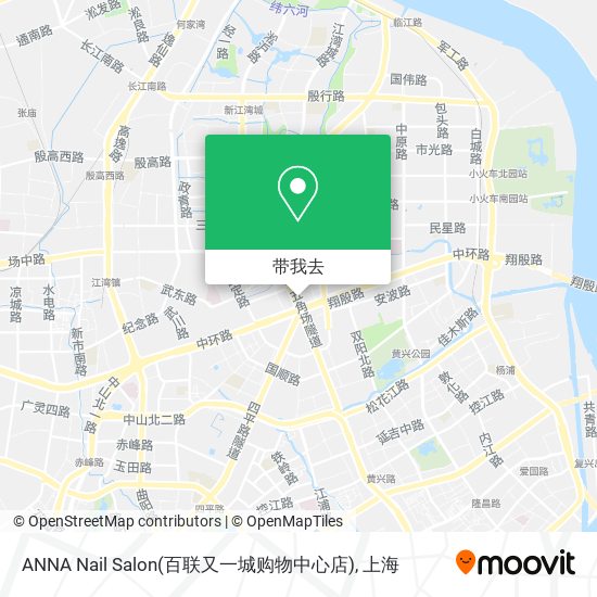 ANNA Nail Salon(百联又一城购物中心店)地图