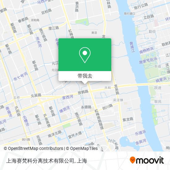 上海赛梵科分离技术有限公司地图