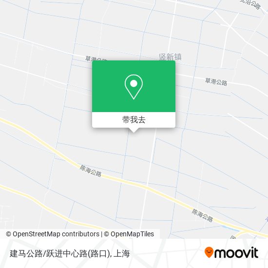 建马公路/跃进中心路(路口)地图