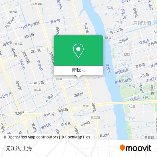 元江路地图