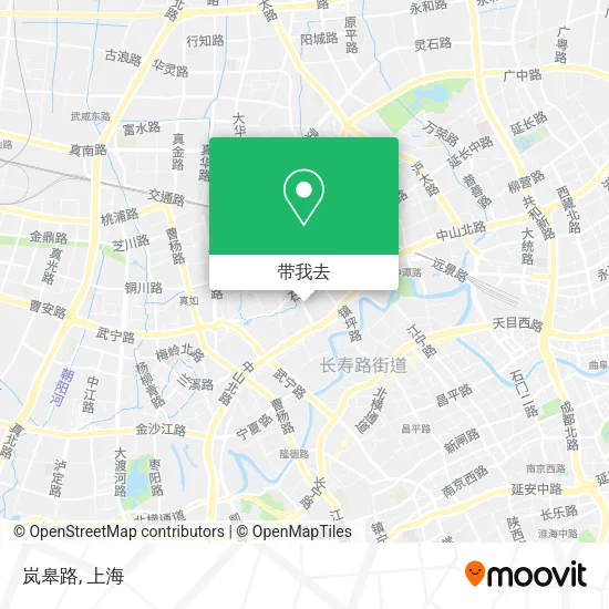 岚皋路地图